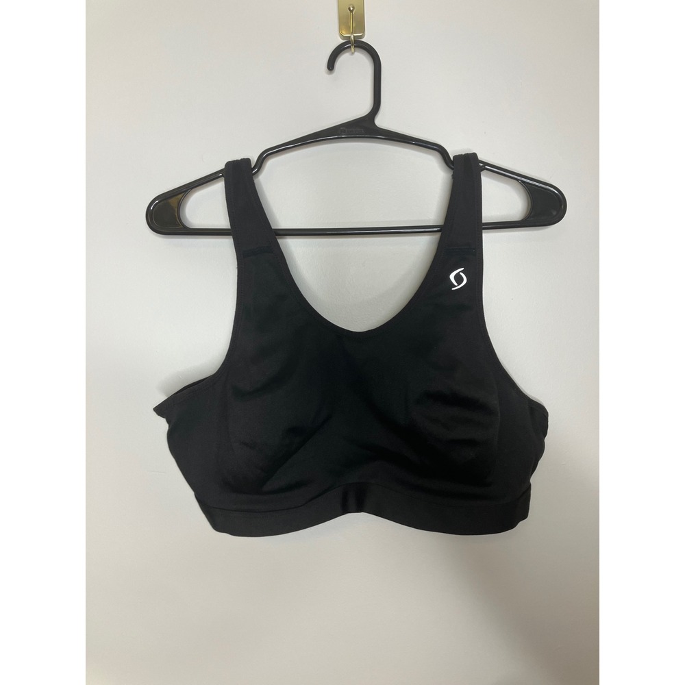 Moving Comfort Sports Bra Womens 38C Black Excellent‎ High Impact Adjustable